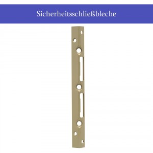 Sicherheitsschließbleche